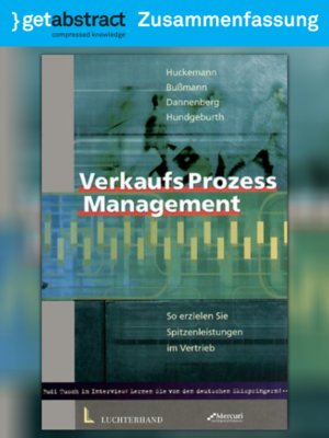 cover image of Verkaufsprozess-Management (Zusammenfassung)